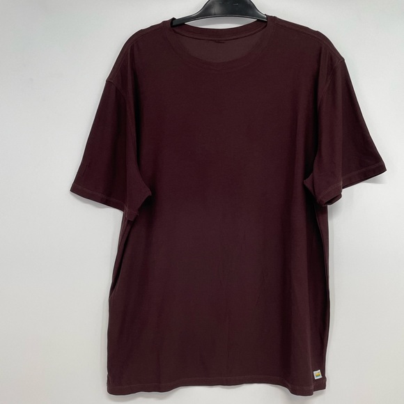 Vuori Other - Vuori Mens Strato Tech T Shirt SizeL/ XL Maroon Performance Excellent Gym Soft